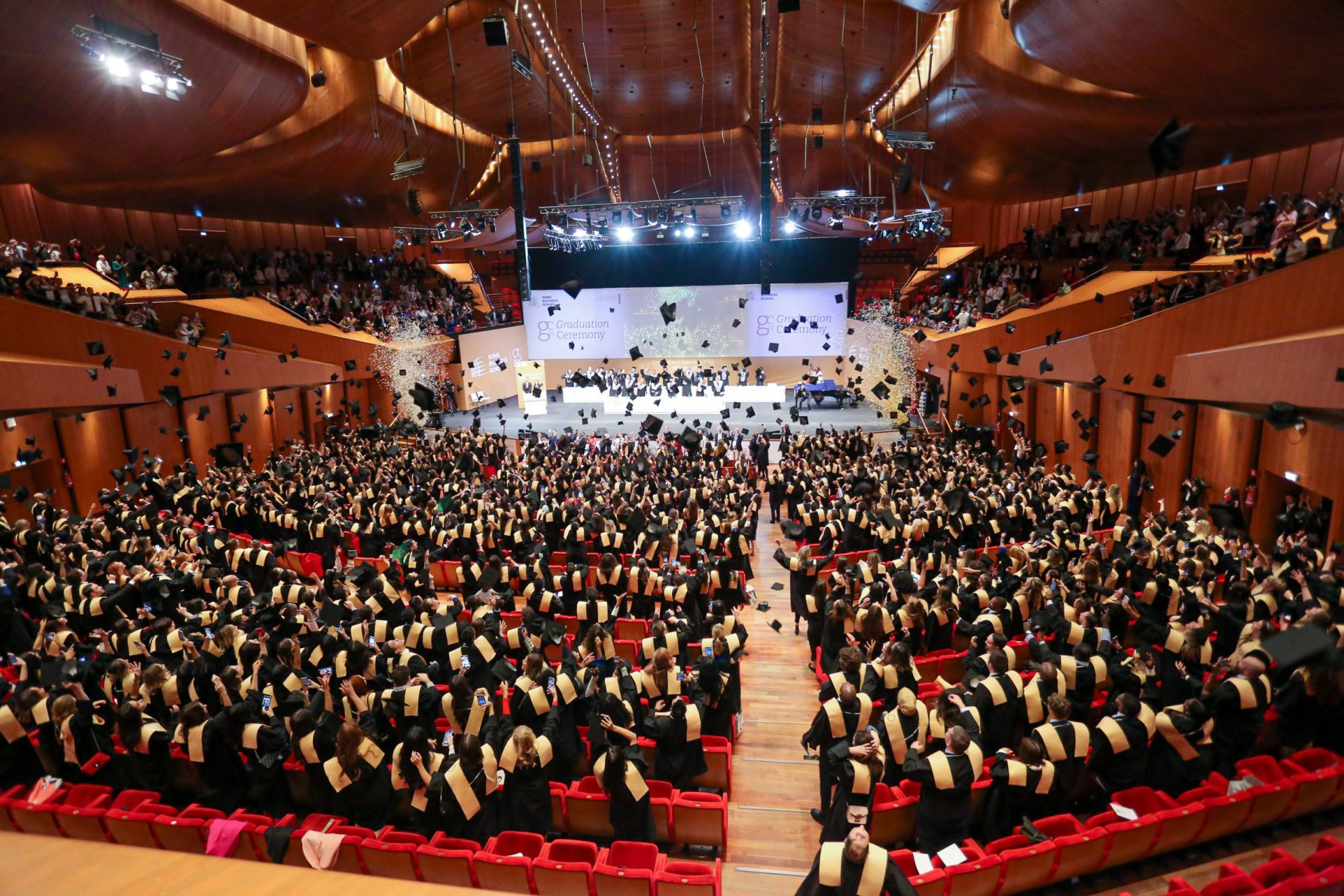 rome business school MBA graduation ceremony