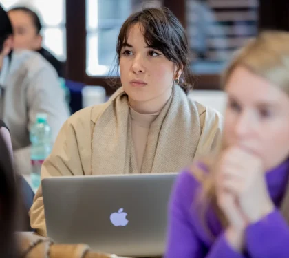 rome business school master program student on campus