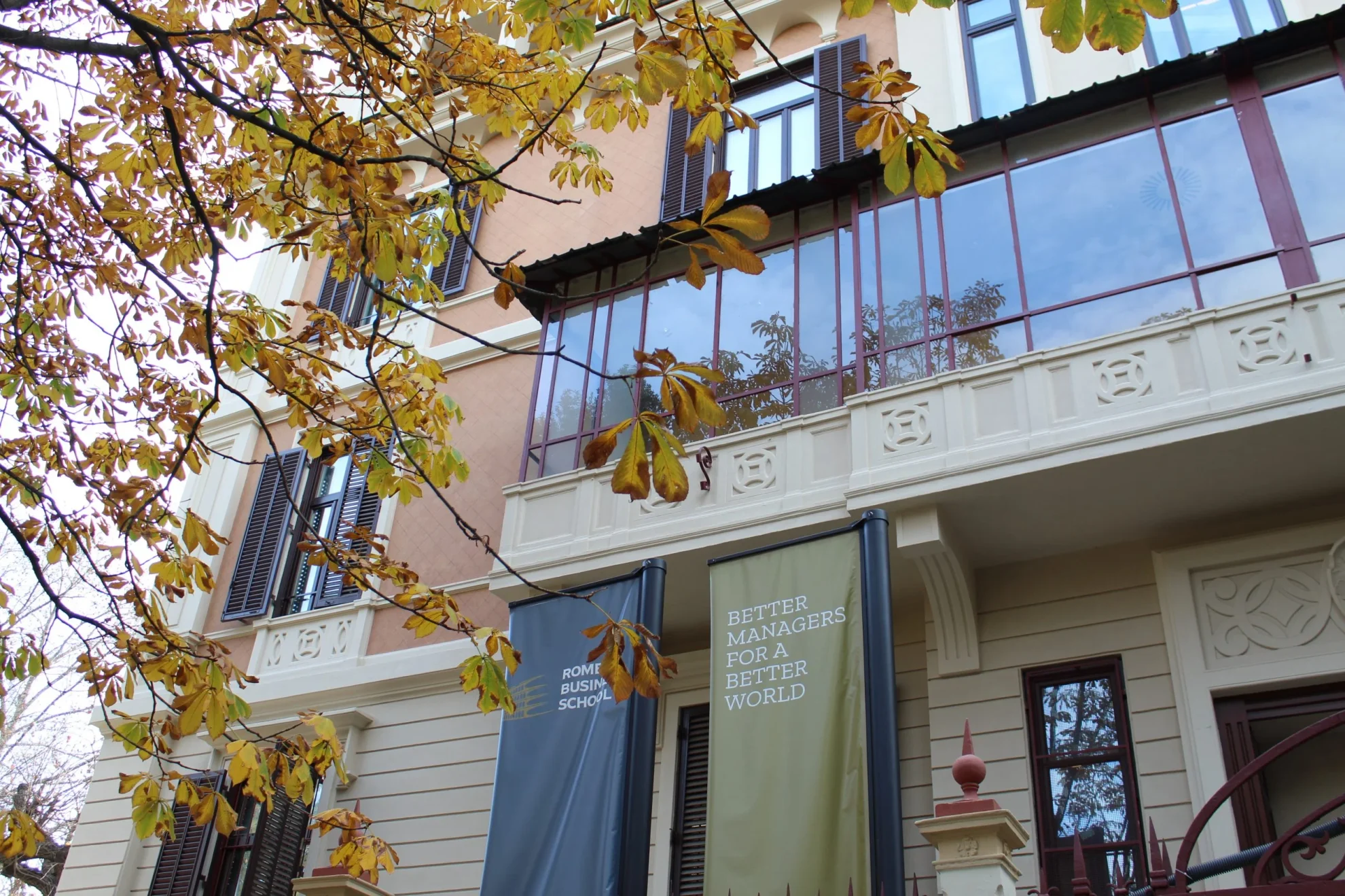 Rome Business School Campus Building Facade