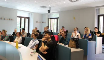 master programs students on campus