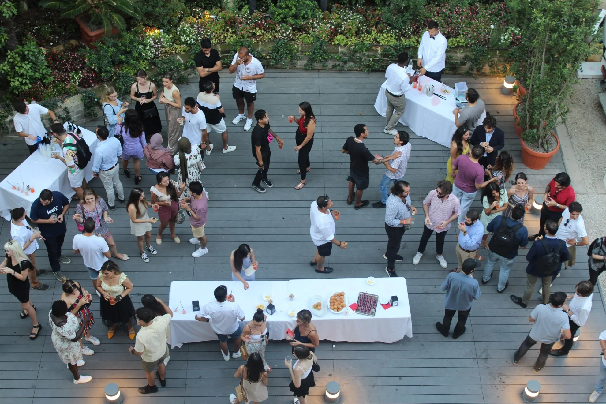 Students Networking on Campus