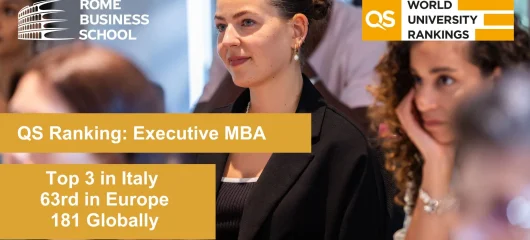 QS Rankings Executive MBA Rome Business School